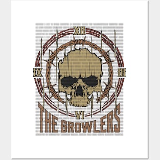 The Growlers Vintage Skull Posters and Art